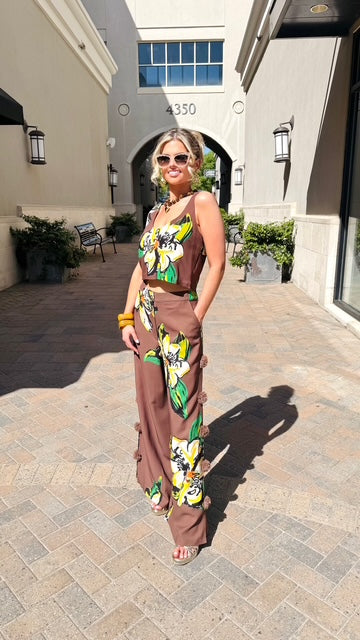 Tie Shoulder Shell | Giant Lilies