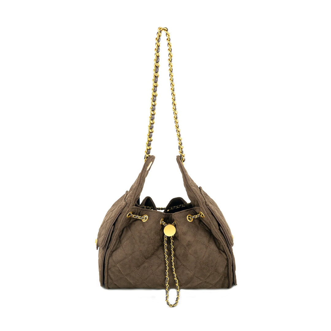 Amélie Suede Bag | Chocolate