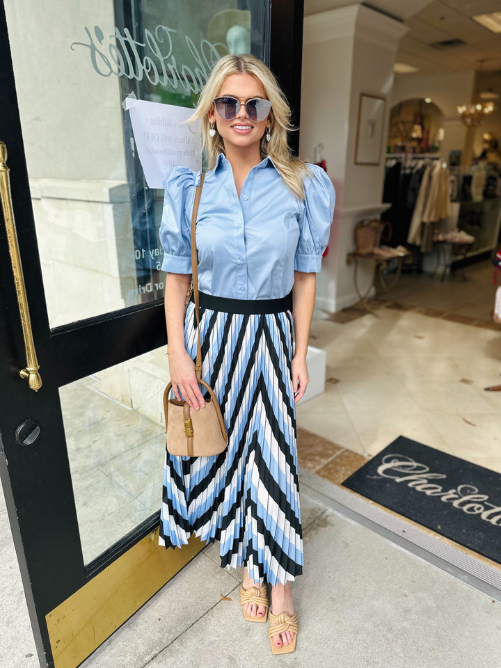 Dana Top | Light Blue