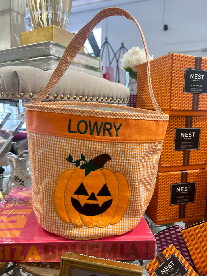 Boy's Pumpkin Tote
