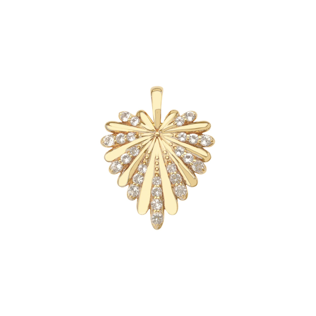 LOVE Petite Embellished Full-Heart on Classic Rolo Chain