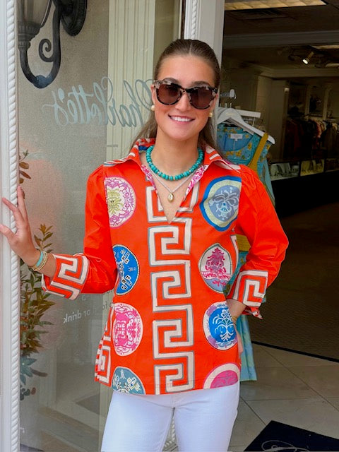 Greek Revival Lana Relaxed Shirt