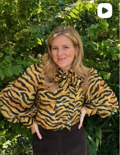 Tess Blouse | Tiger