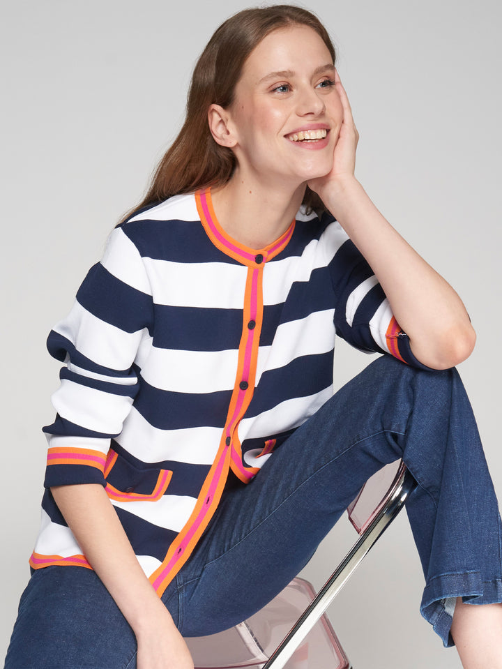 Knit Sweater | Rayas Marine