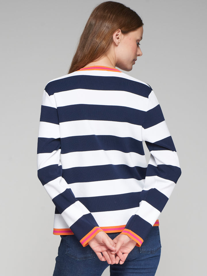 Knit Sweater | Rayas Marine