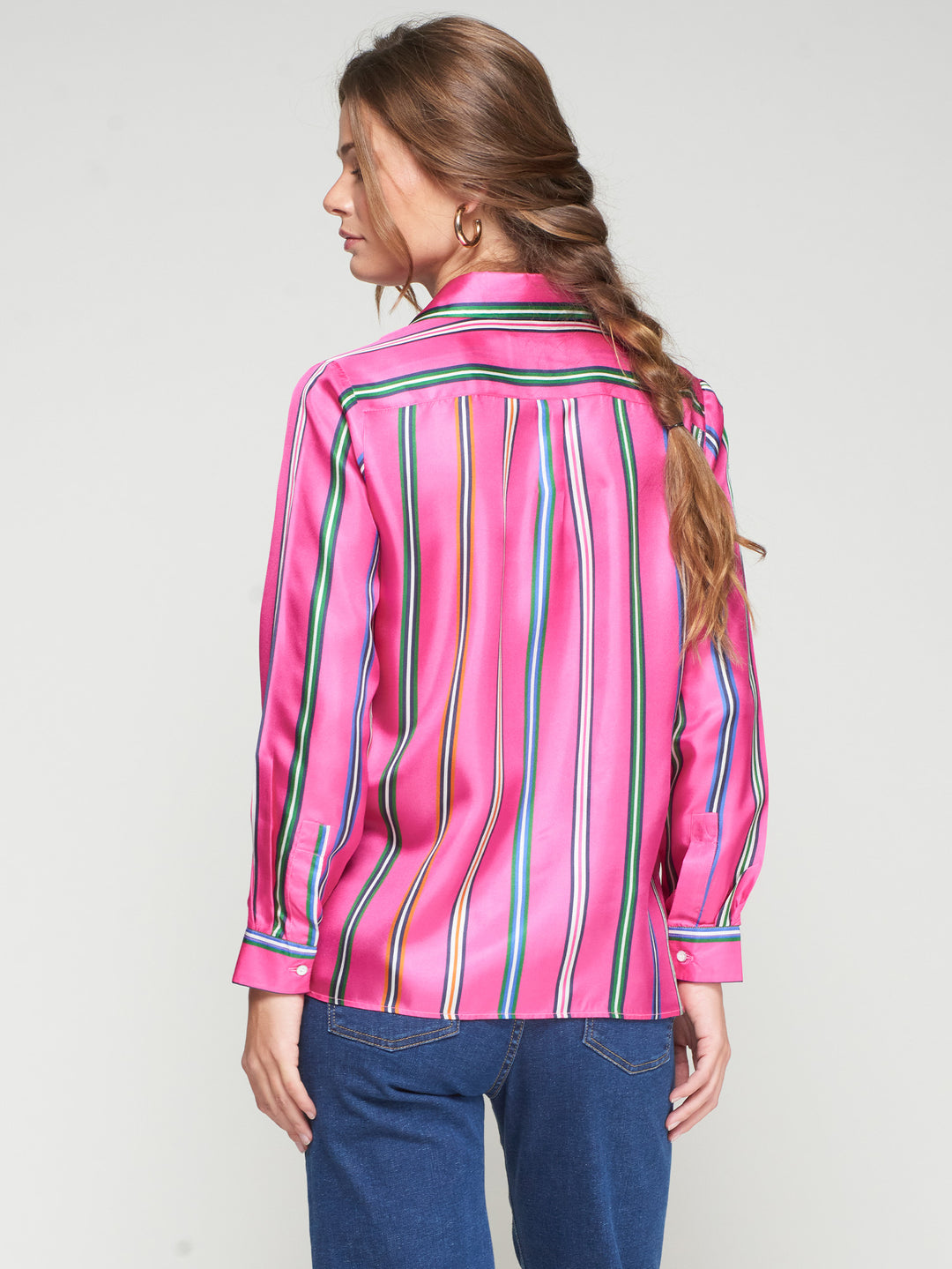 Tea Shirt | Pink Stripe
