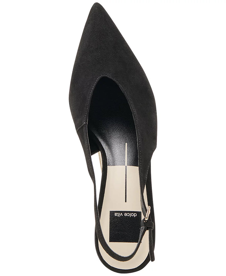 Alenna Heels | Onyx Suede