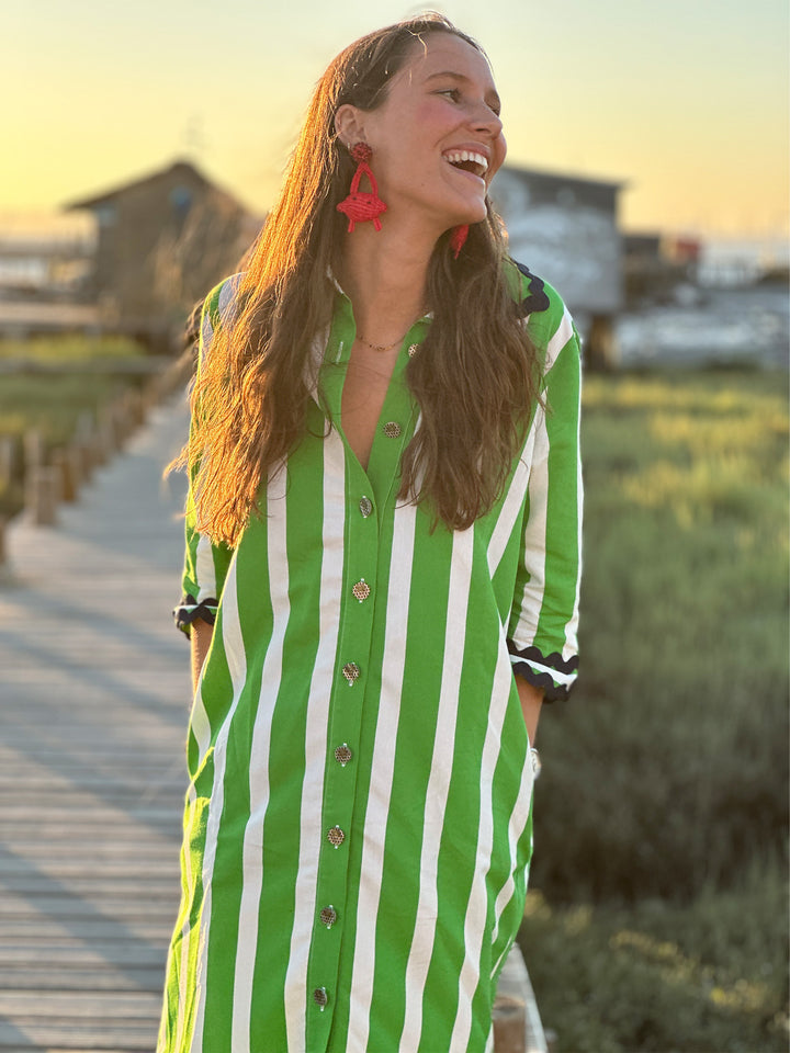 Isota Dress | Raya Verde - Charlotte's Inc