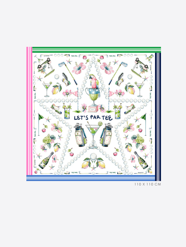 Foulard Silk Scarf | Golf