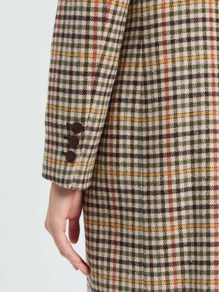 Pietra Coat | Houndstooth