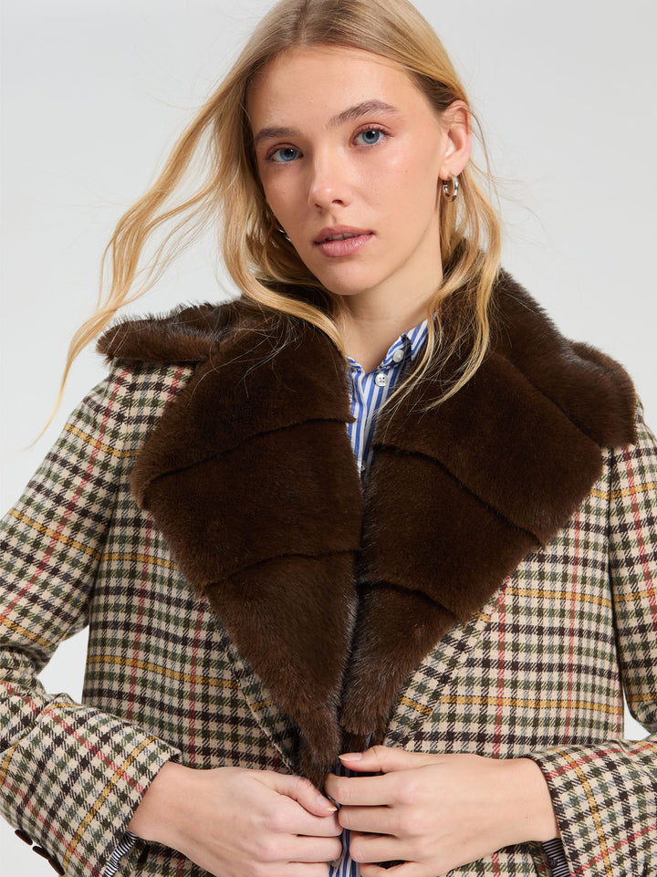 Pietra Coat | Houndstooth