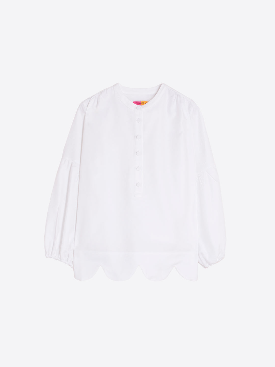 Diagonal Textured Shirt | White