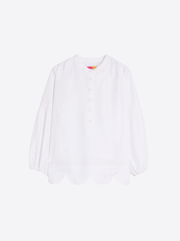 Diagonal Textured Shirt | White
