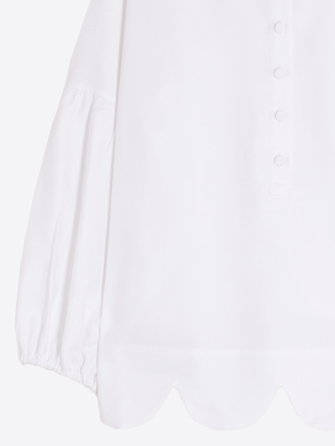 Diagonal Textured Shirt | White