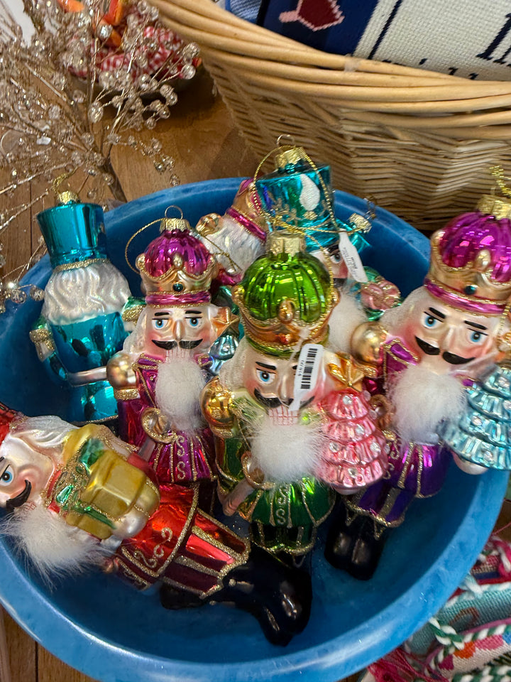 Glass Nutcracker Ornaments | + Colors