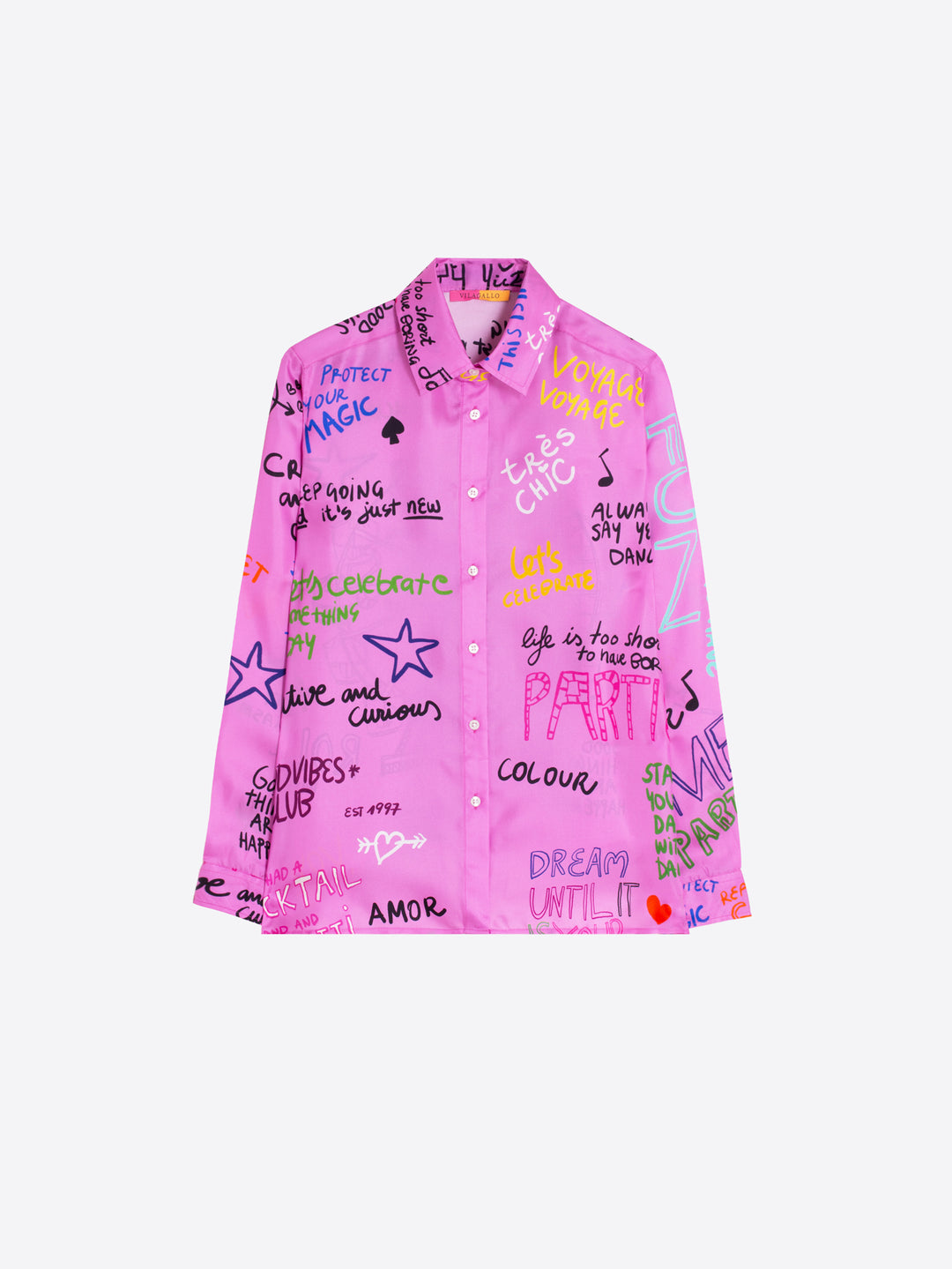 Tea Shirt | Noria Silk Print