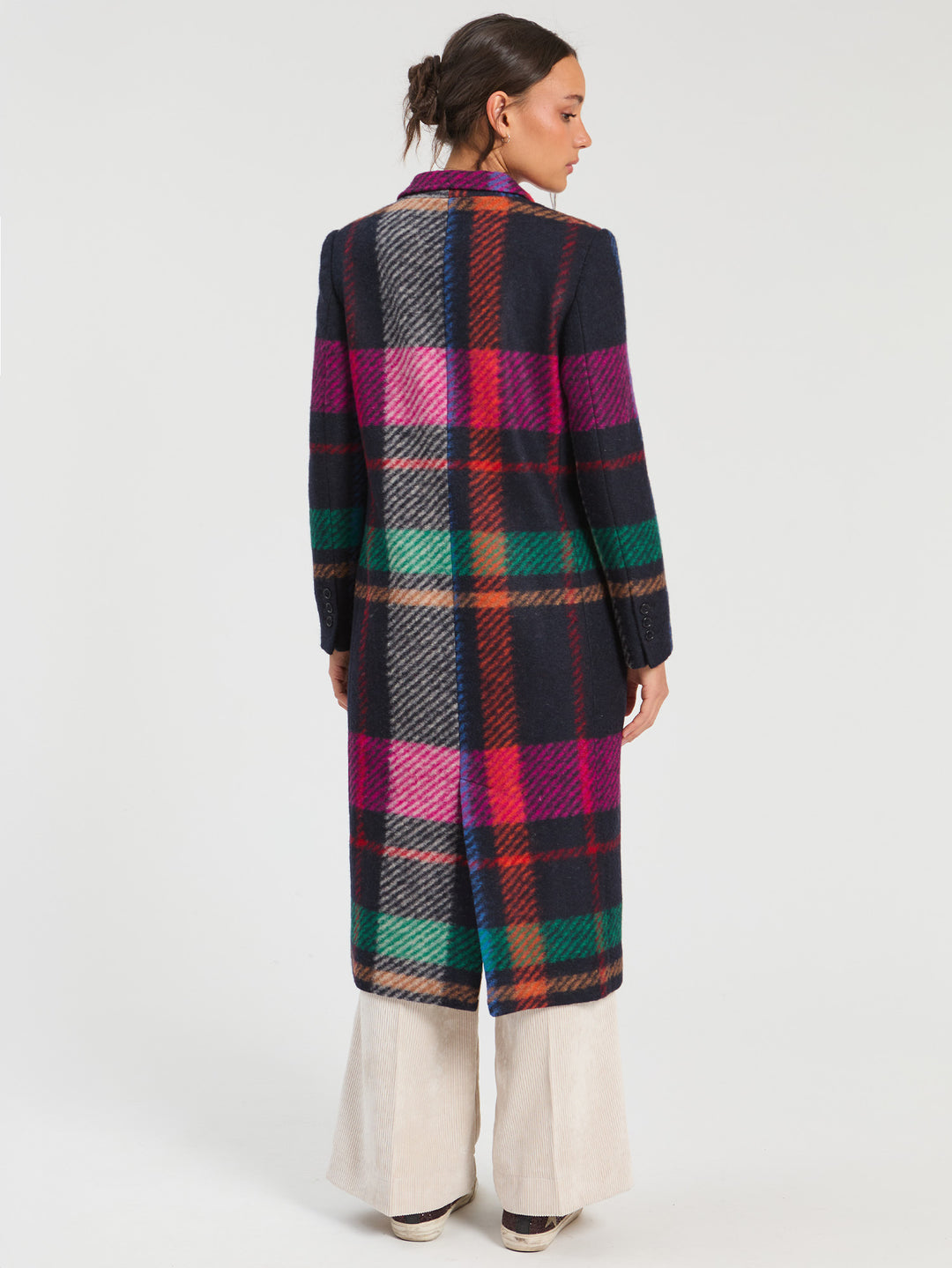 Pietra Coat | Plaid Multi