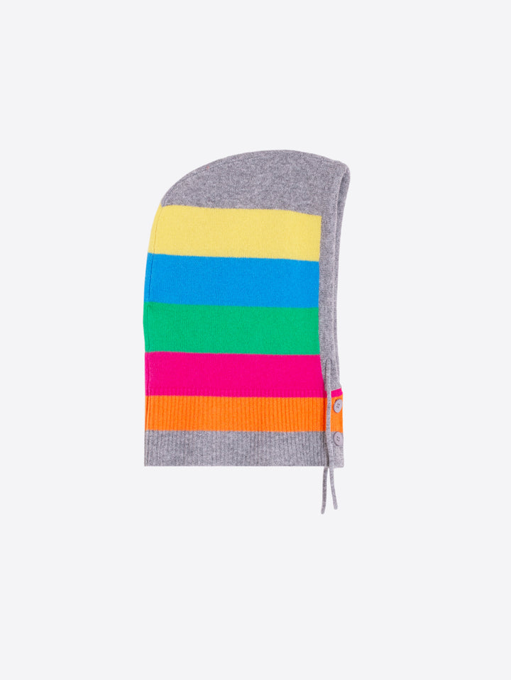 Knitwear Hood | Multicolor & Grey
