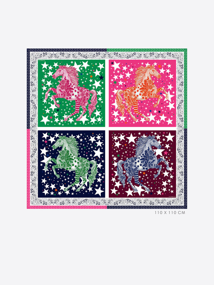 Silk Horse Scarf