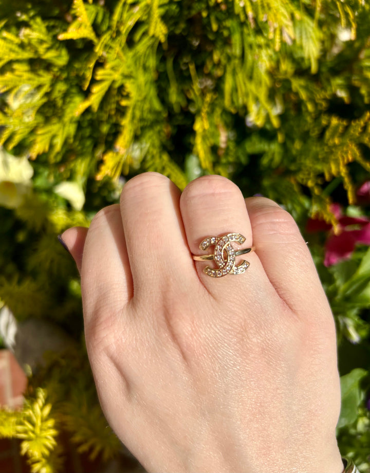 14kt .25ct Diamond CC Ring