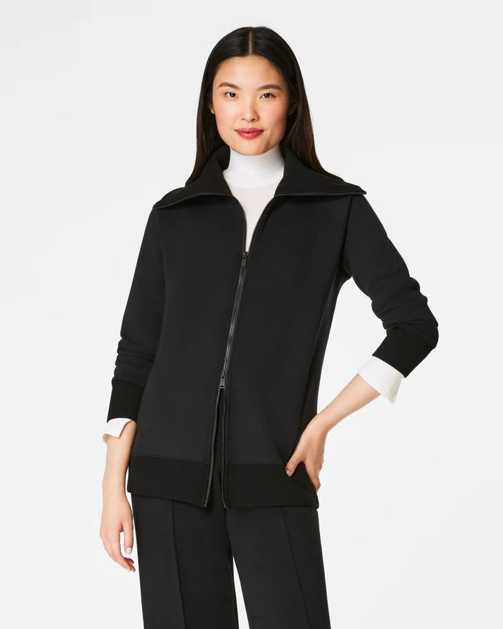 HeavyAir Full Zip Tunic | Very Black
