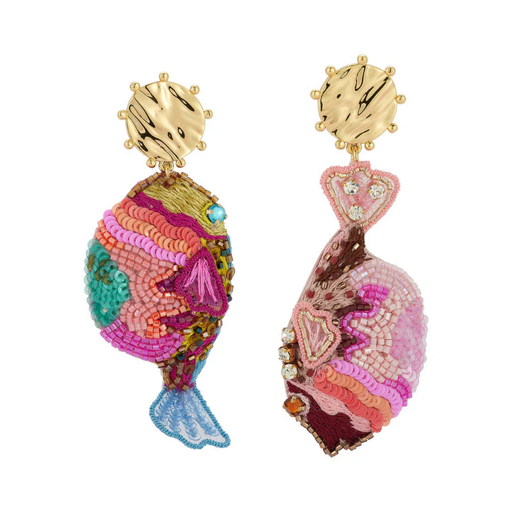 Luxe Pufferfish Earrings