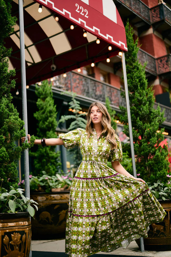 Banyan Puff Sleeve Dress | Camo