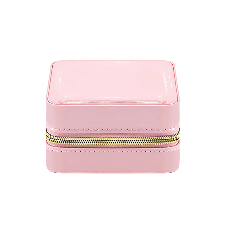 Pearl Travel Jewelry Case | Pink