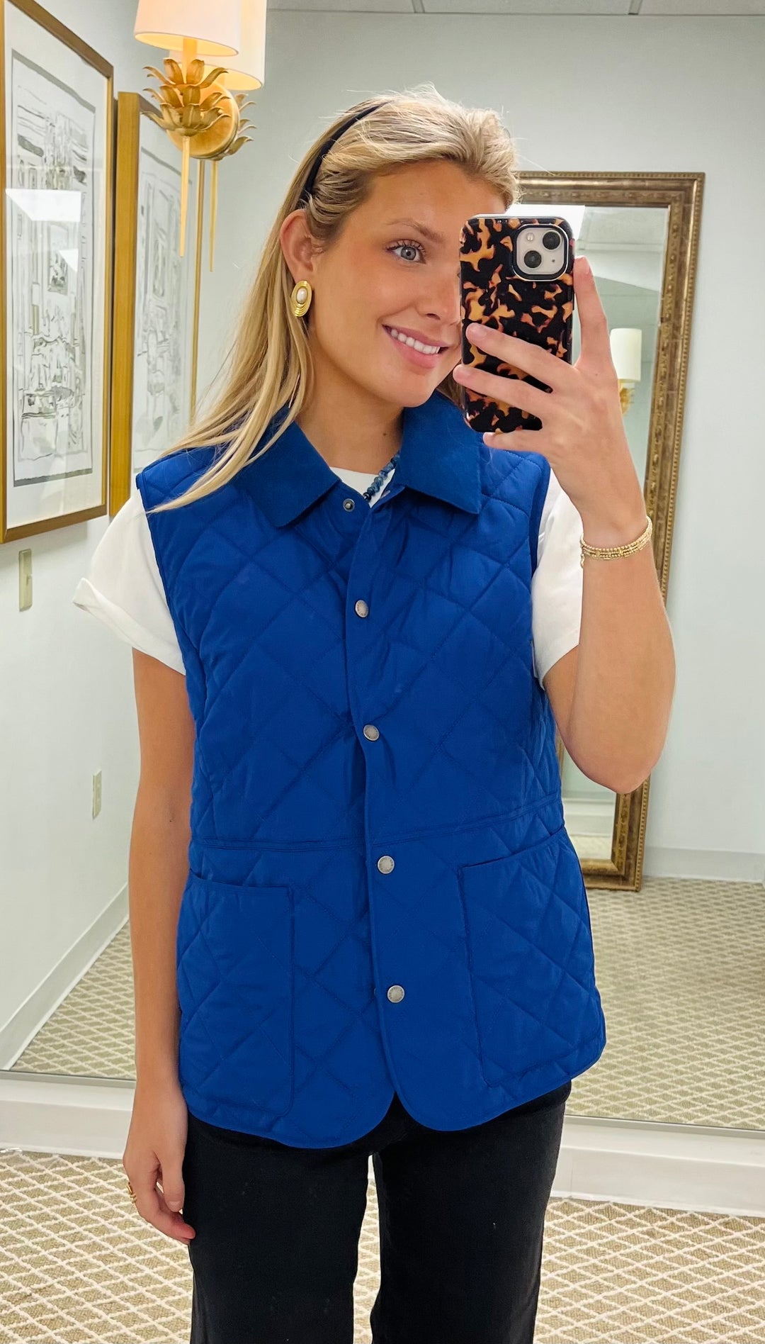 Amoreena Vest | Cobalt