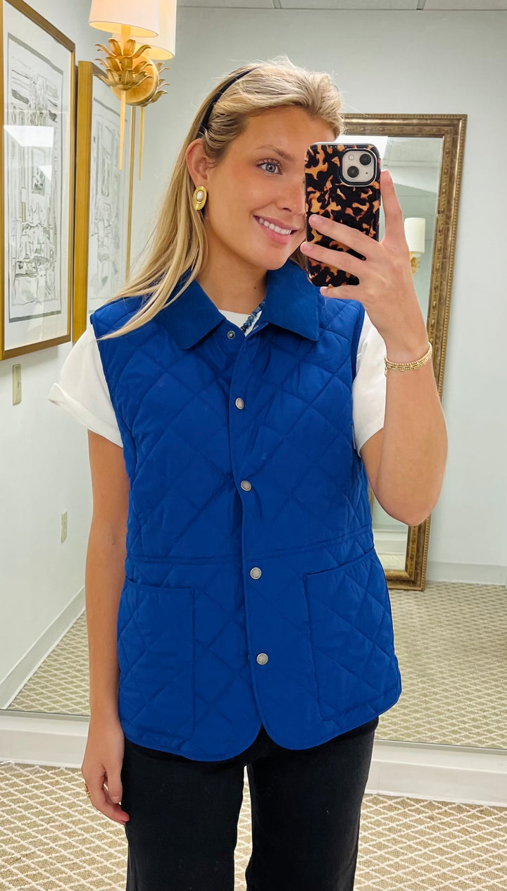 Amoreena Vest | Cobalt