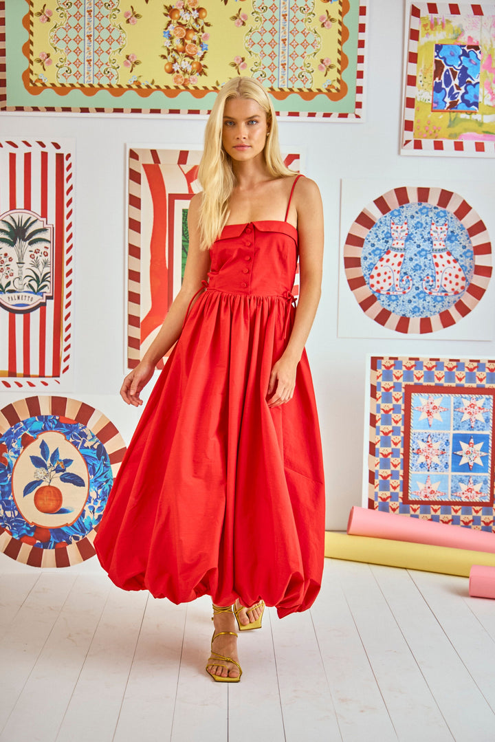 Taryn Dress | True Red