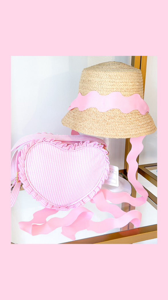 Mom & Me Sun Hat with Interchangeable Ribbons (Sold Separately)