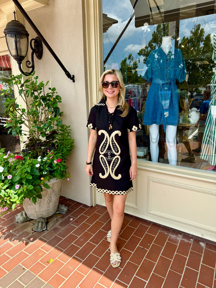 Florentine Short Dress | Como Raffia