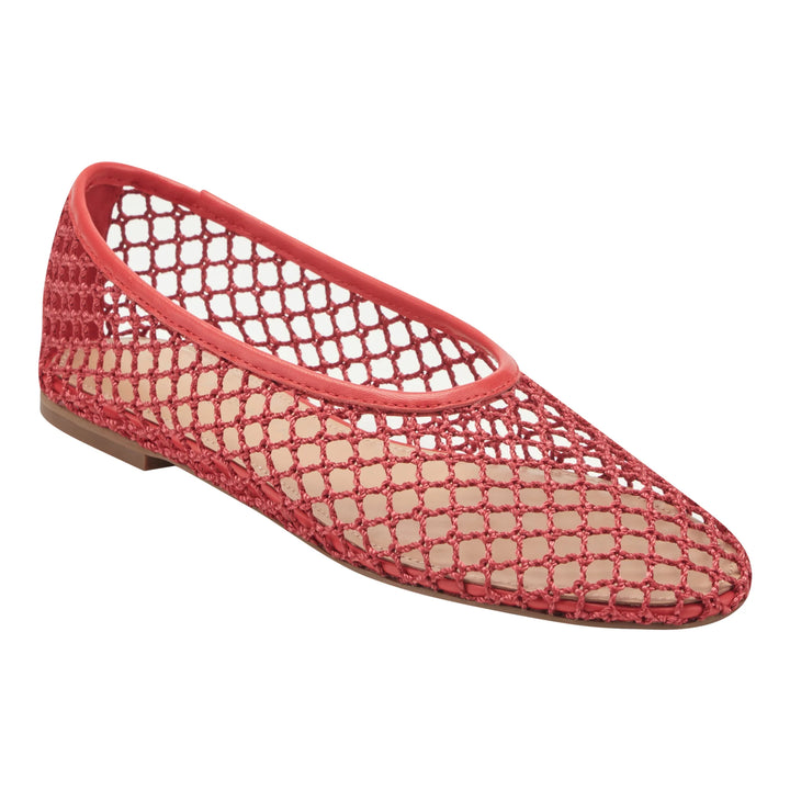 Jazlyn Mesh Ballet Flat | Red