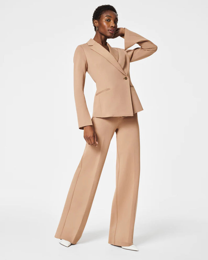 Spanx Ponte Button Front Pants | Toffee