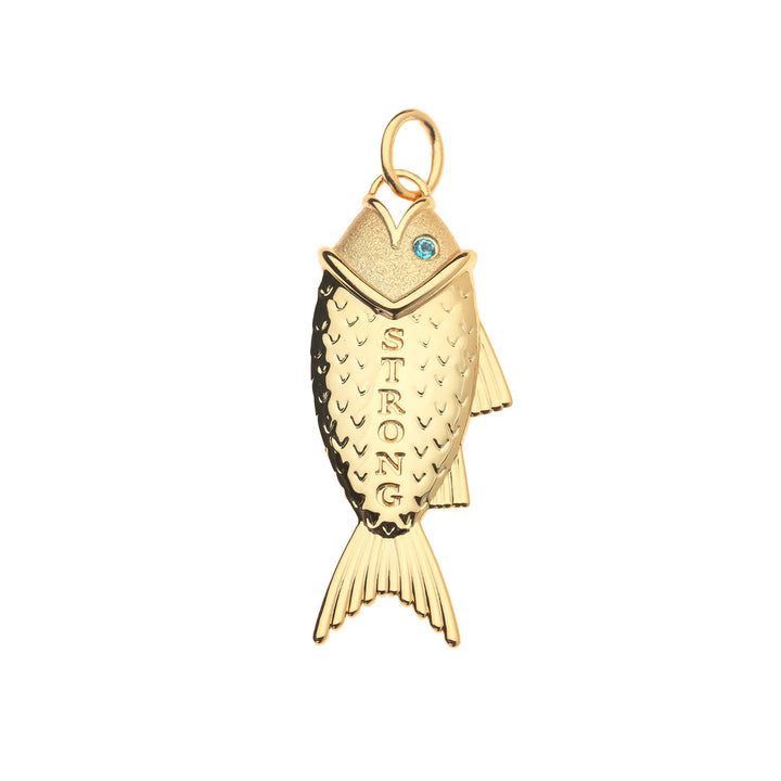 STRONG Amore Fish Pendant on Classic Rolo Chain