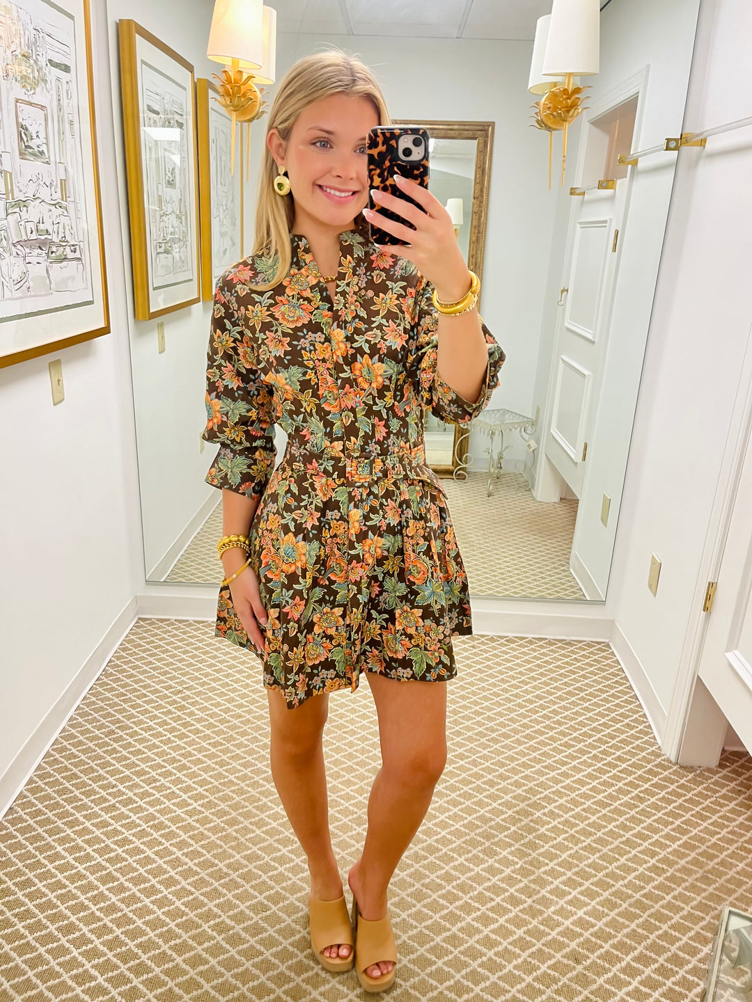 Cameron Dress | Wallflower Brown
