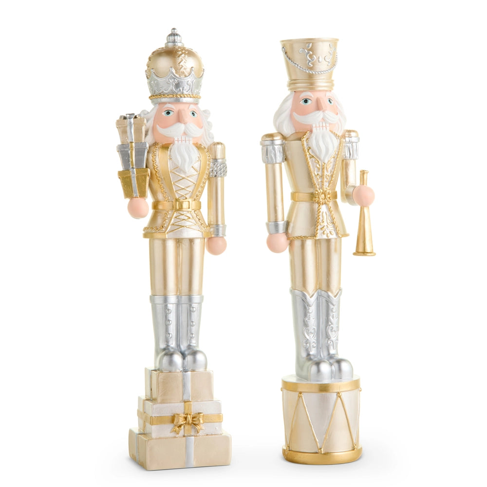 Bright Nutcrackers on Stand