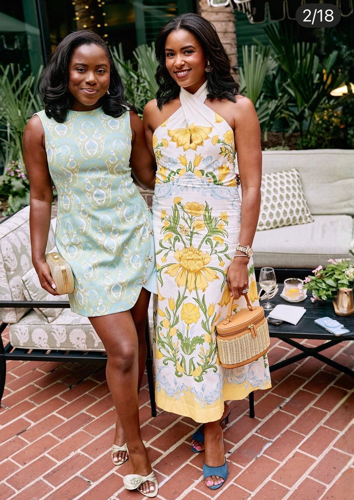 Copacabana Halter Midi Dress | Lemon Verbena