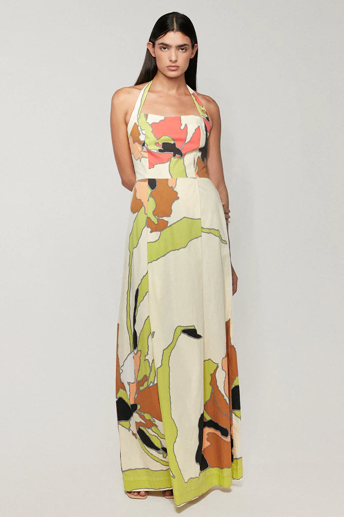 S/W/F Wide Panelled Maxi Dress | Picture Perfect
