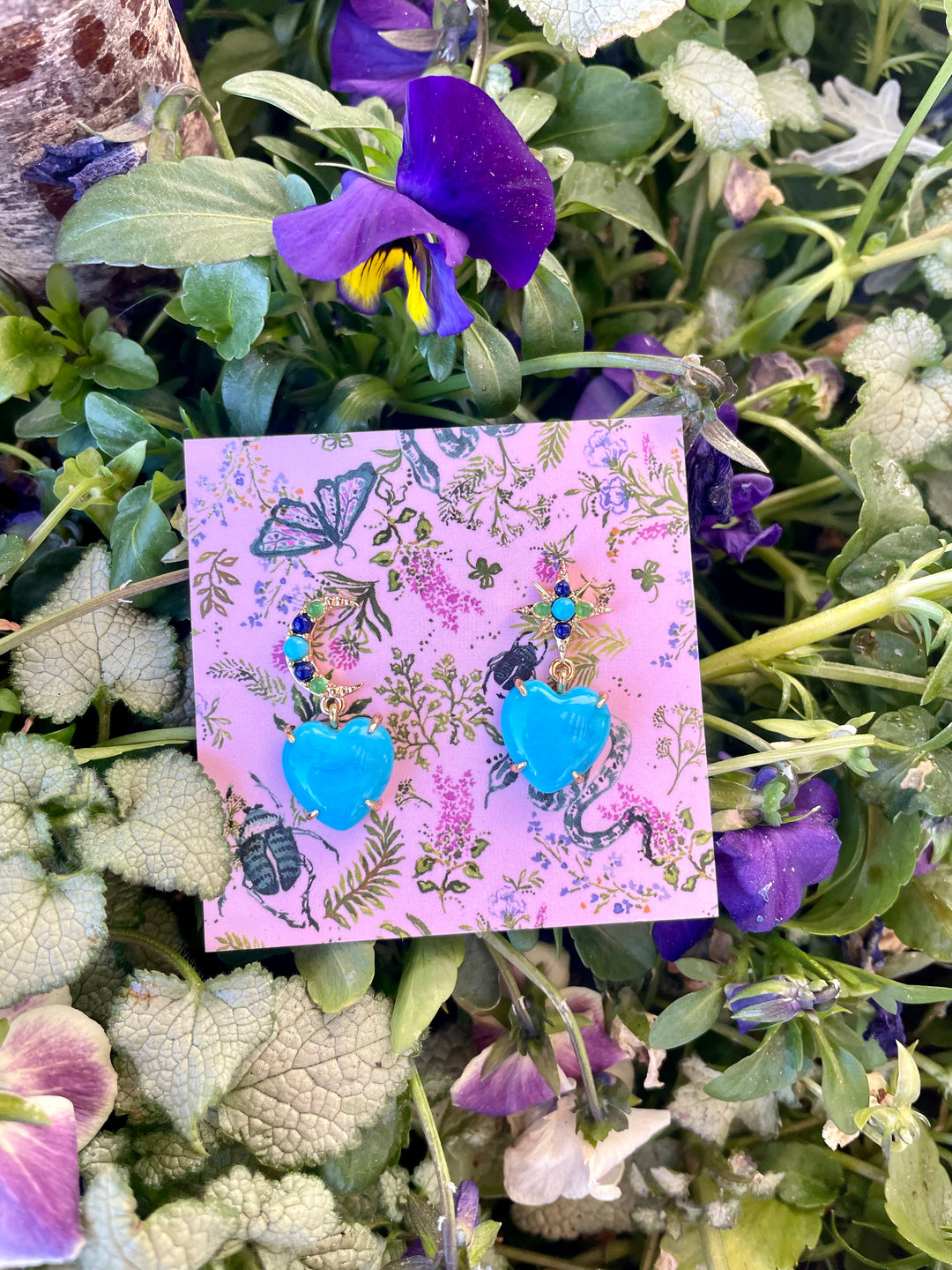 Love You To the Moon and Stars Earrings