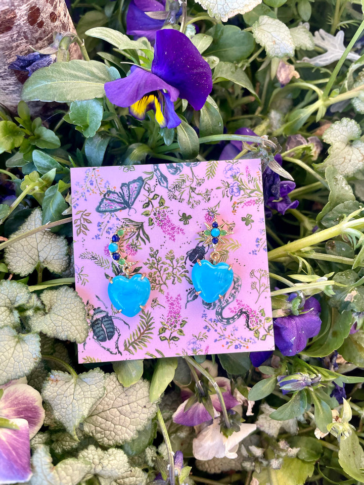 Love You To the Moon and Stars Earrings