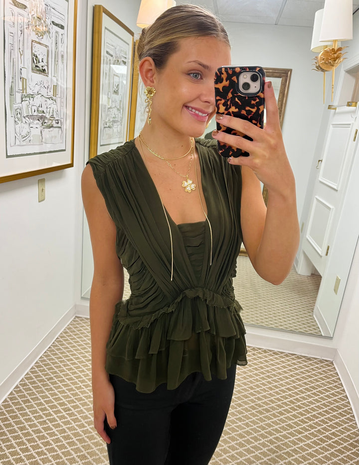 Thiago Top | Dark Olive