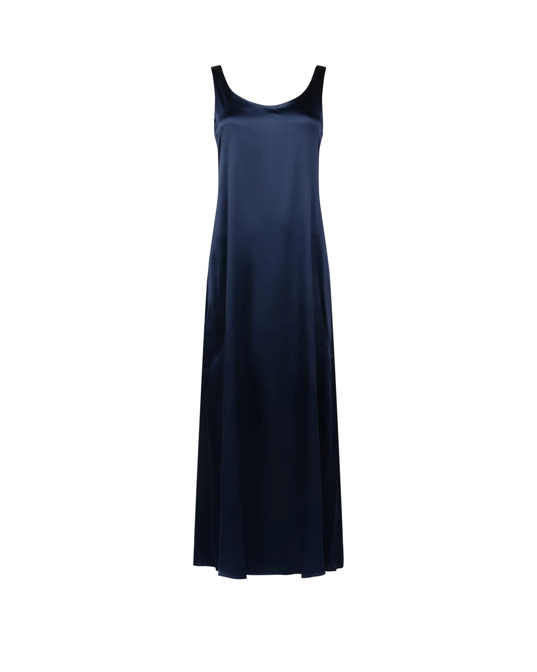 Slim Fit Long Dress | Black