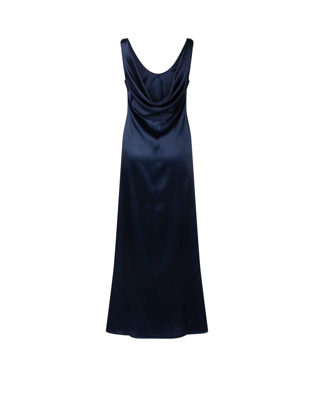 Slim Fit Long Dress | Black