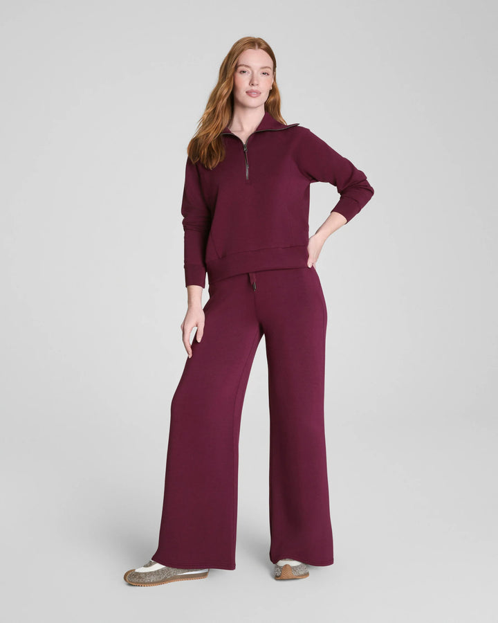AirEssentials Wide Leg Pant | Plum Berry