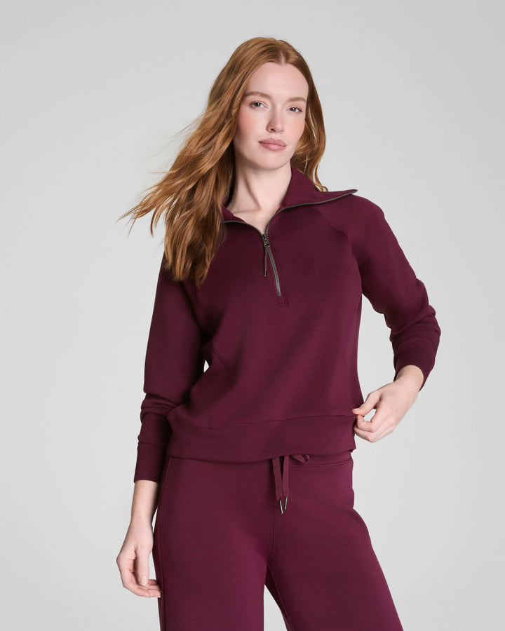 AirEssentials Half Zip | Plum Berry