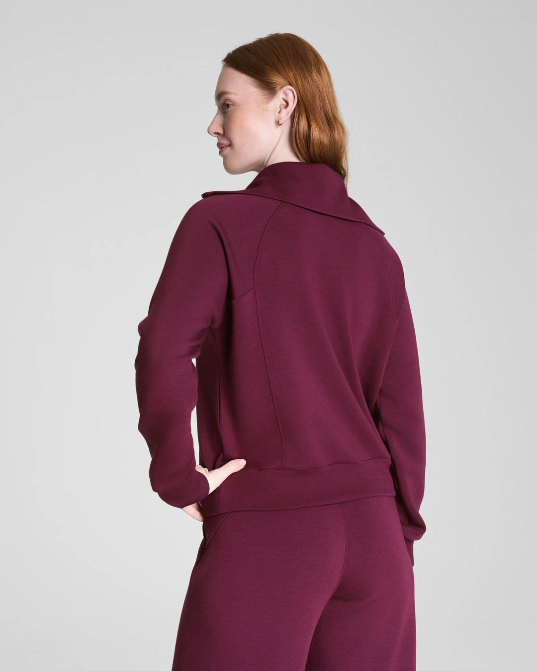 AirEssentials Half Zip | Plum Berry
