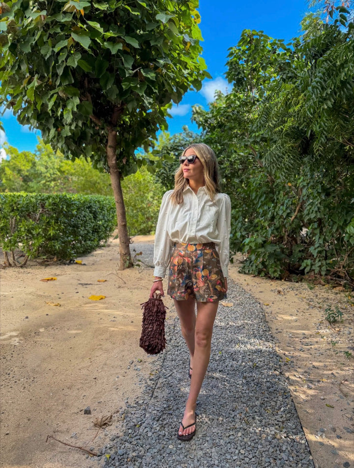 Ashton Short | Olive Floral