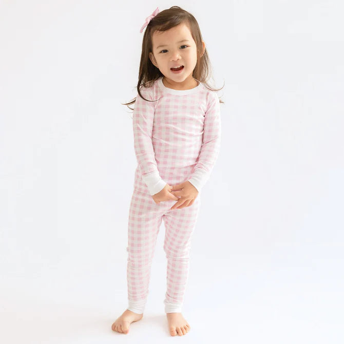 Baby Check Spring Long Pajamas